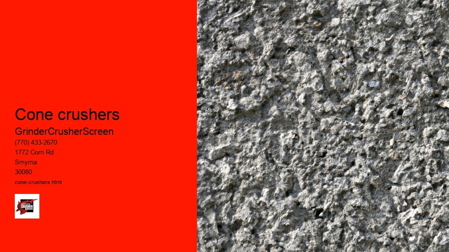Cone crushers