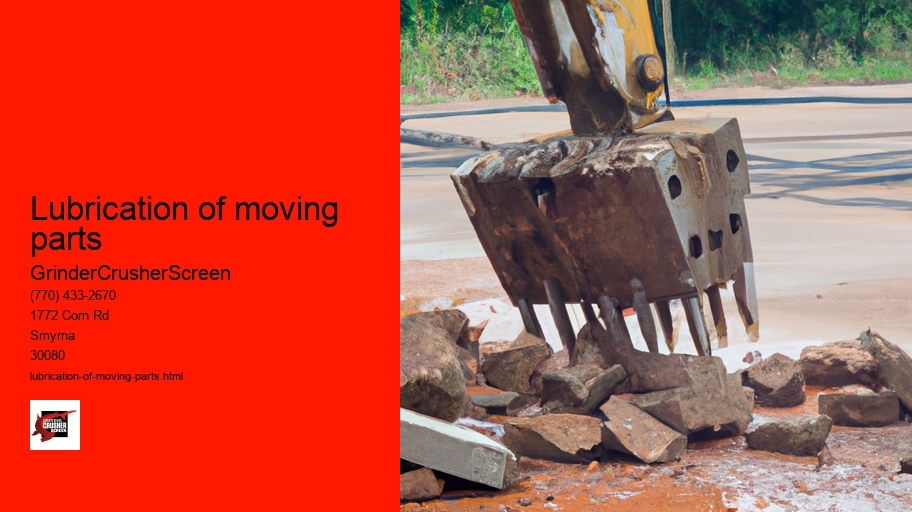 Lubrication of moving parts